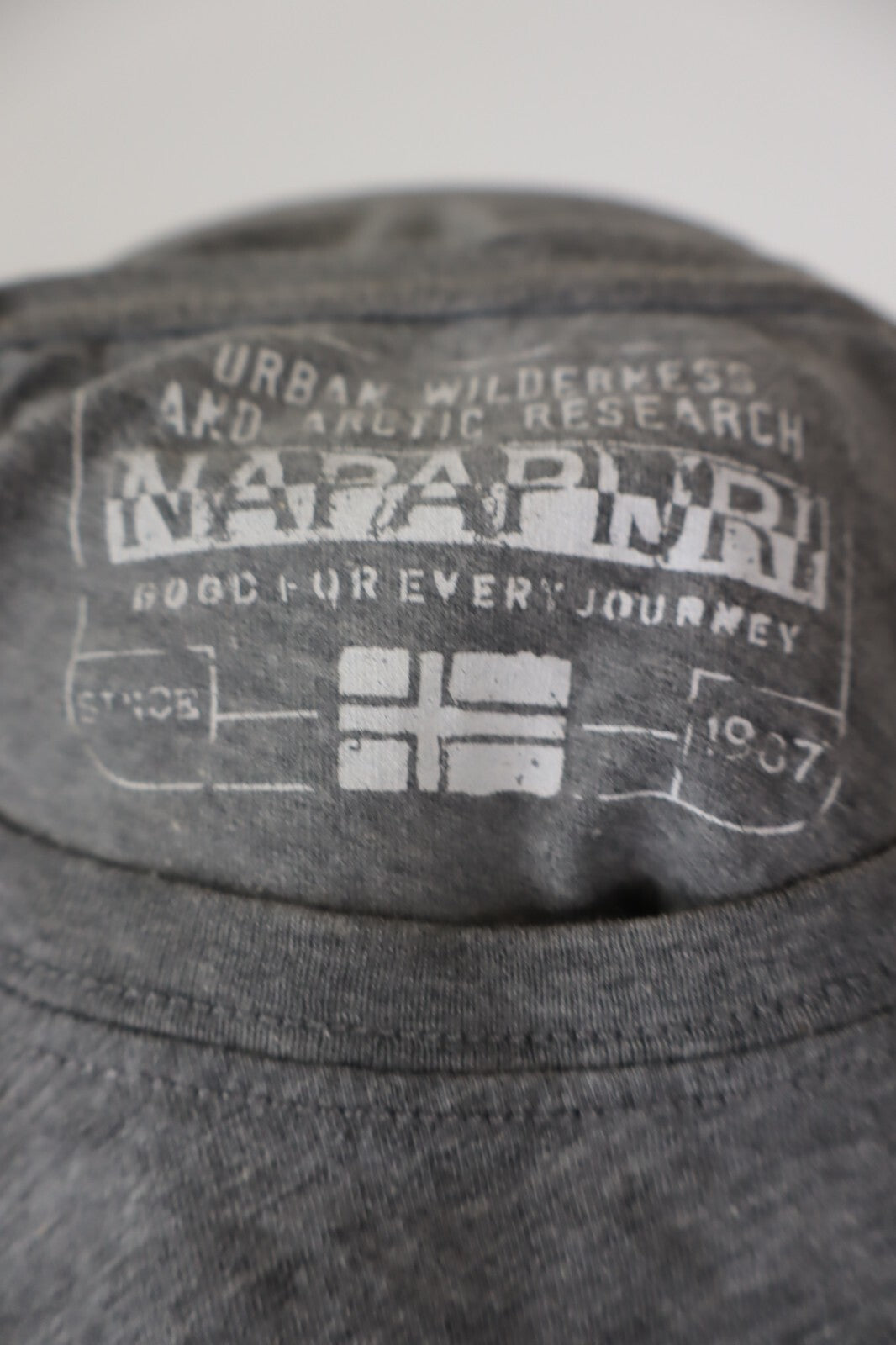 NAPAPIJRI MAGLIA UOMO TG L MAN T-SHIRT CASUAL VINTAGE COTONE