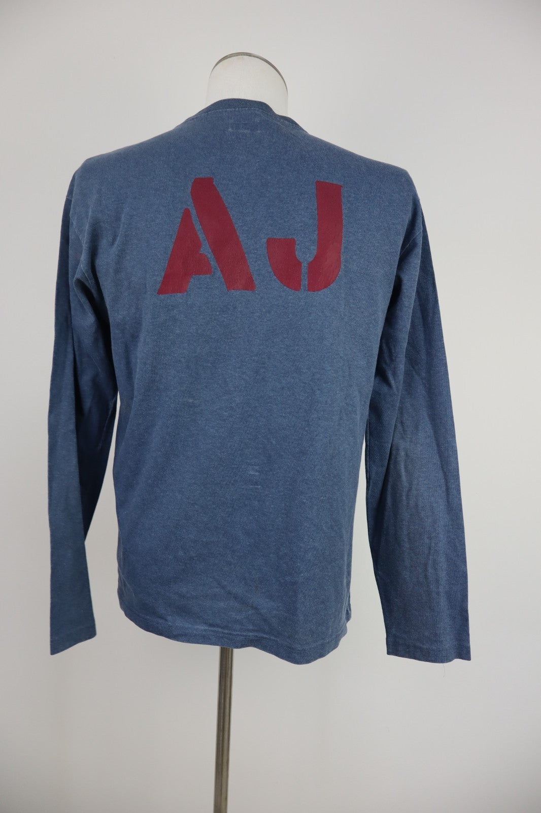 ARMANI JEANS MAGLIA UOMO TG. M MAN T-SHIRT VINTAGE CASUAL COTONE COTTON LOGO