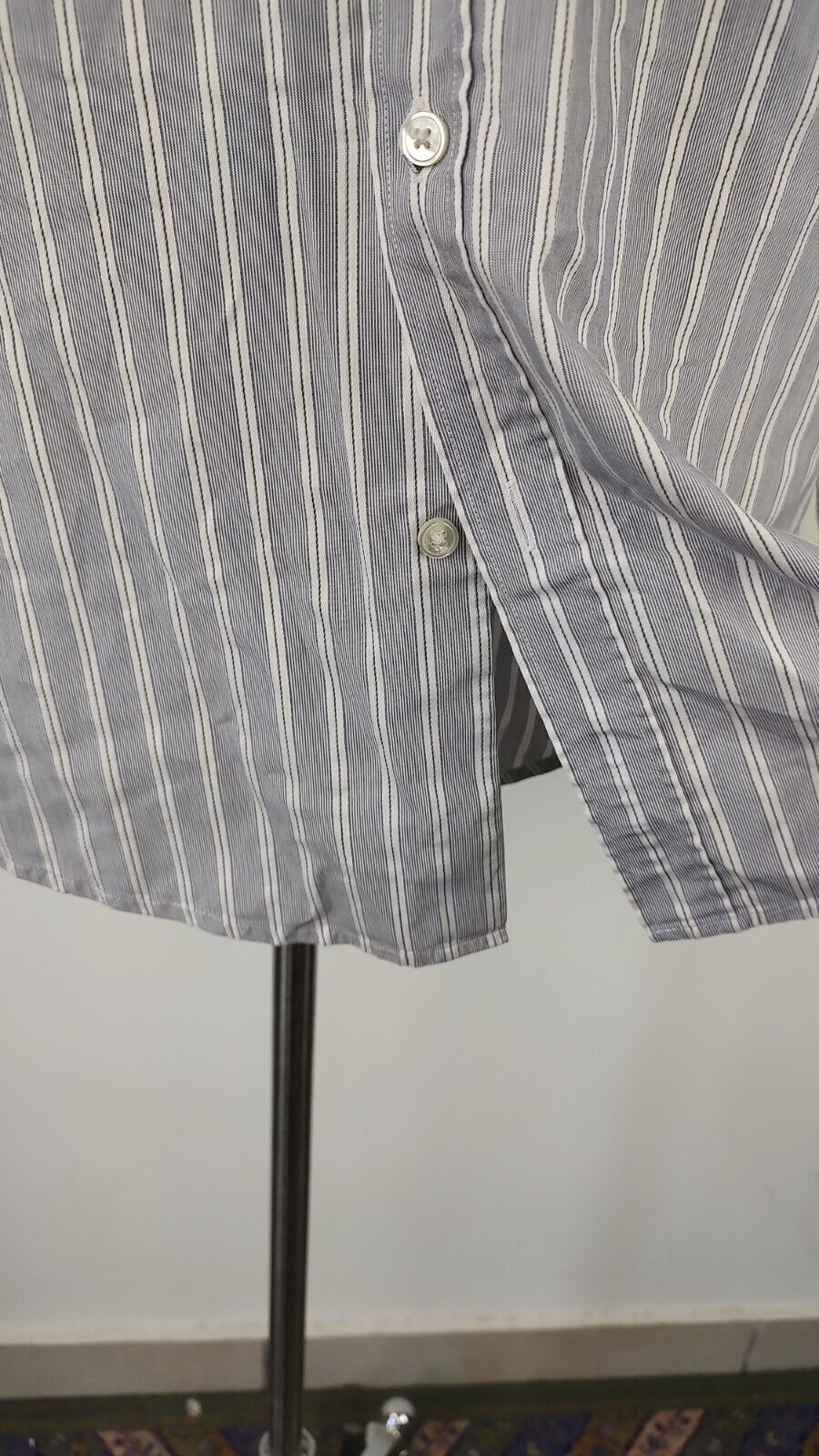 HUGO BOSS CAMICIA UOMO TG. 40 MAN CASUAL VINTAGE SHIRT COTONE