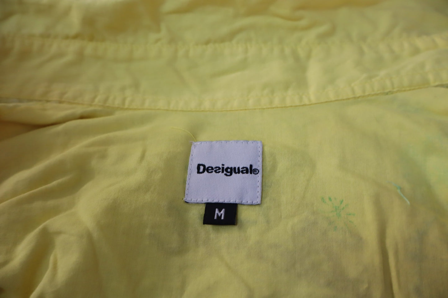 DESIGUAL CAMICIA  DONNA TG. M WOMAN SHIRT CASUAL VINTAGE COTONE COTTON LOGO