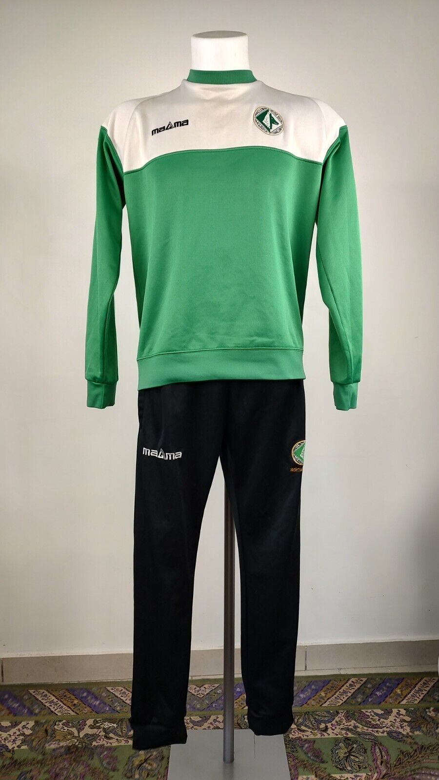 MAGMA AVELLINO TUTA COMPLETA CALCIO UOMO Tg M / S TRACKSUIT SPORT VINTAGE