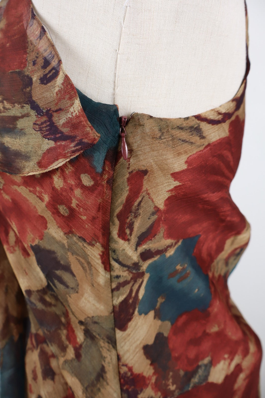 RALPH LAUREN MAGLIA SMANICATA DONNA TG. 2 WOMAN CASUAL T-SHIRT VINTAGE FLOREALE