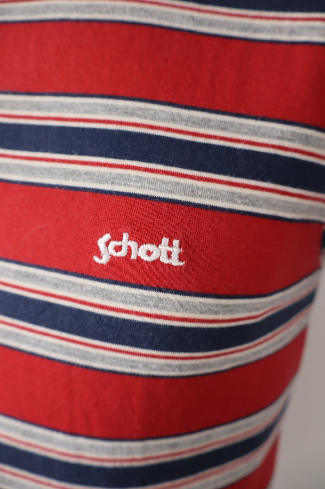 SCHOTT MAGLIA POLO UOMO TG. M MAN T-SHIRT CASUAL VINTAGE COTONE COTTON