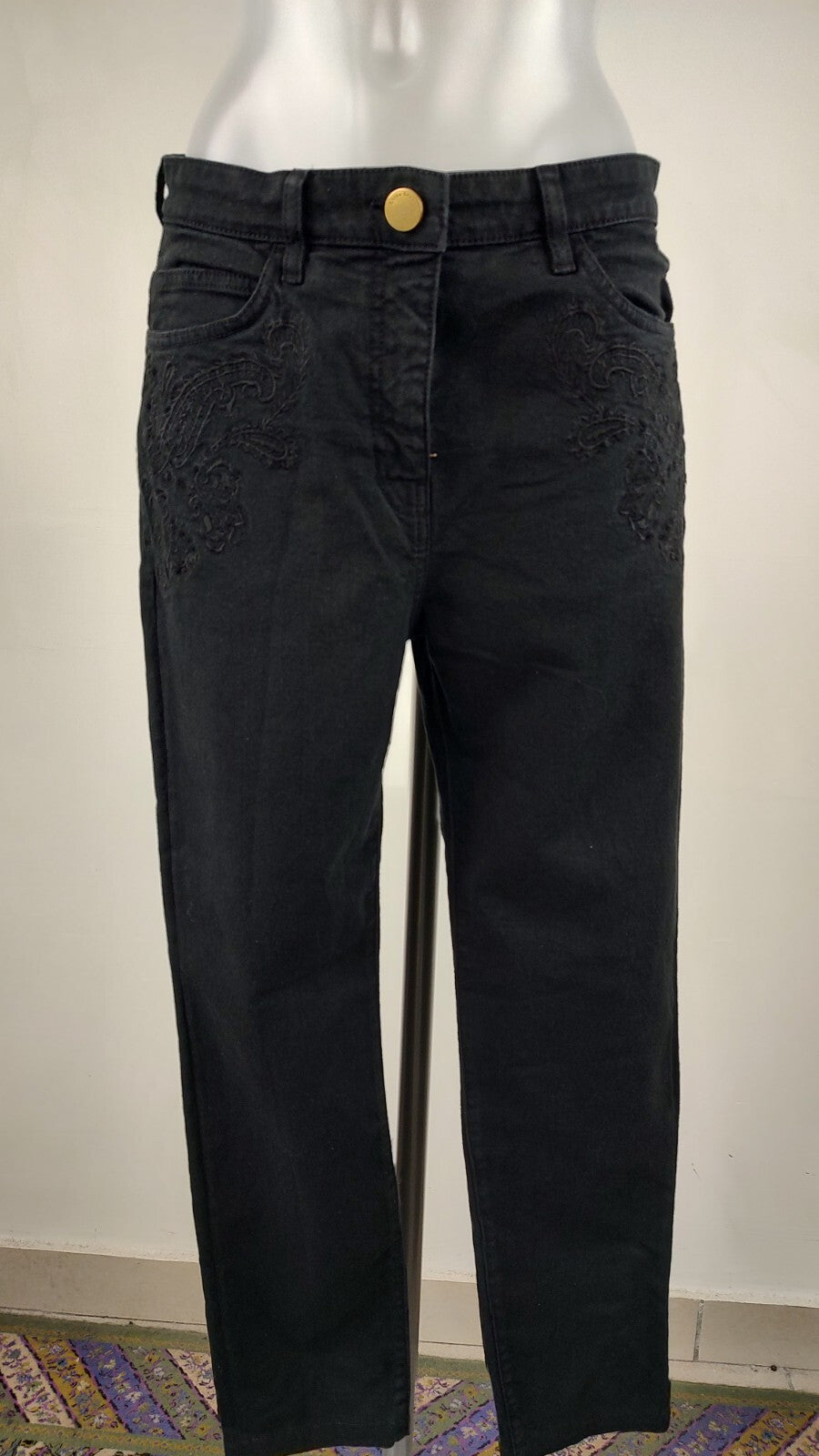 LUISA SPAGNOLI PANTALONE CASUAL DONNA TG 42 WOMAN VINTAGE PANTS