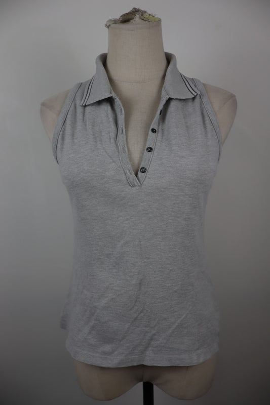 CALVIN KLEIN JEANS POLO SMANICATA DONNA TG L WOMAN CASUAL VINTAGE T-SHIRT MAGLIA