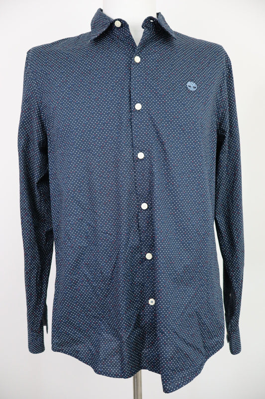 TIMBERLAND CAMICIA UOMO TG. M MAN CASUAL VINTAGE SHIRT COTONE COTTON