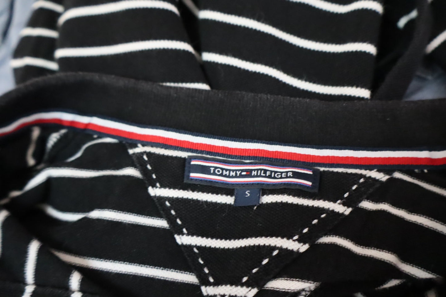 TOMMY HILFIGER VESTITO ABITO DONNA TG. S  WOMAN CASUAL VINTAGE DRESS A RIGHE