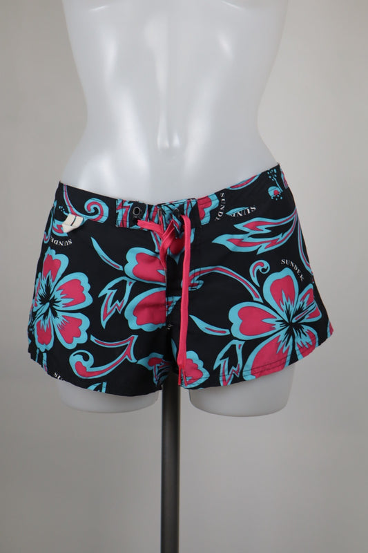 SUNDEK PANTALONCINO DONNA TG 46 WOMAN VINTAGE SHORTS CASUAL MARE COSTUME
