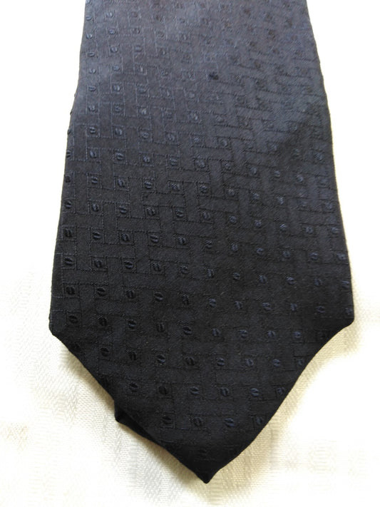 UNGARO ITALY 100% SETA SILK TIE CRAVATTA NECKTIE ITALY VINTAGE