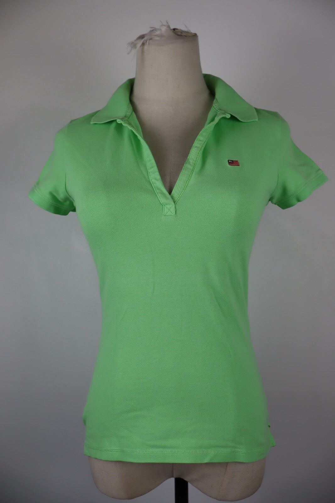 RALPH LAUREN POLO MAGLIA DONNA COTONE TG. S WOMAN SHIRT CASUAL VINTAGE COTTON