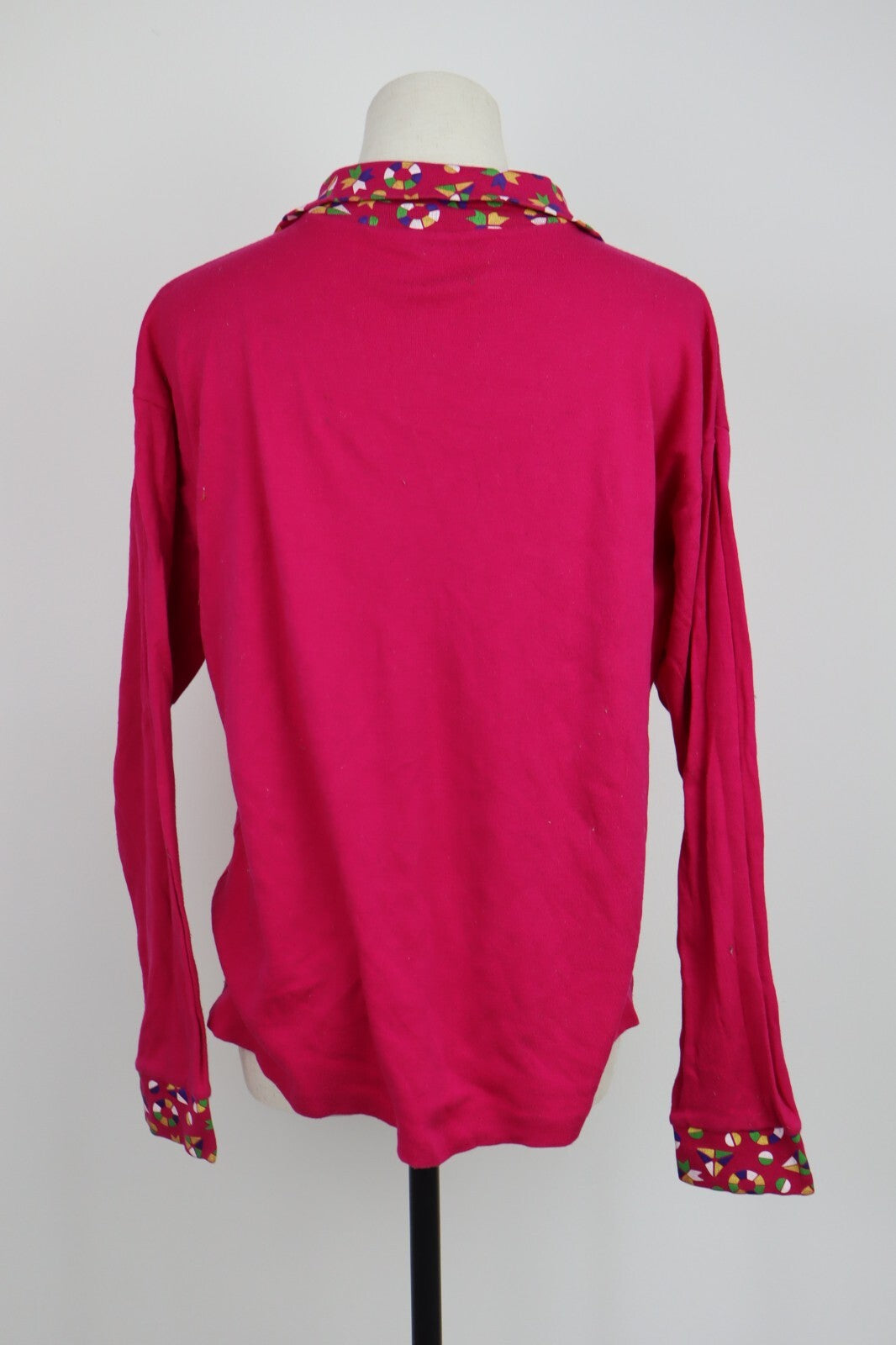 CONTE OF FLORENCE POLO MAGLIA DONNA TG 44 WOMAN CASUAL VINTAGE T-SHIRT CON ZIP