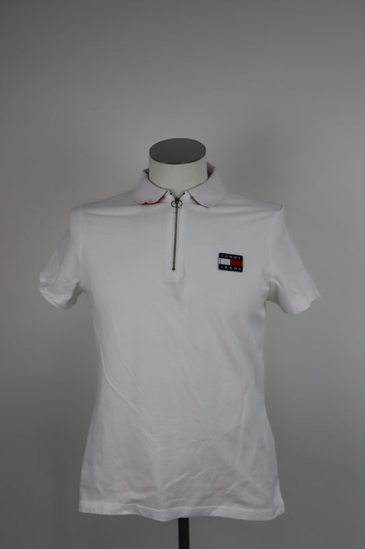 TOMMY HILFIGER JEANS POLO MAGLIA UOMO TG M MAN T-SHIRT CASUAL VINTAGE COTONE