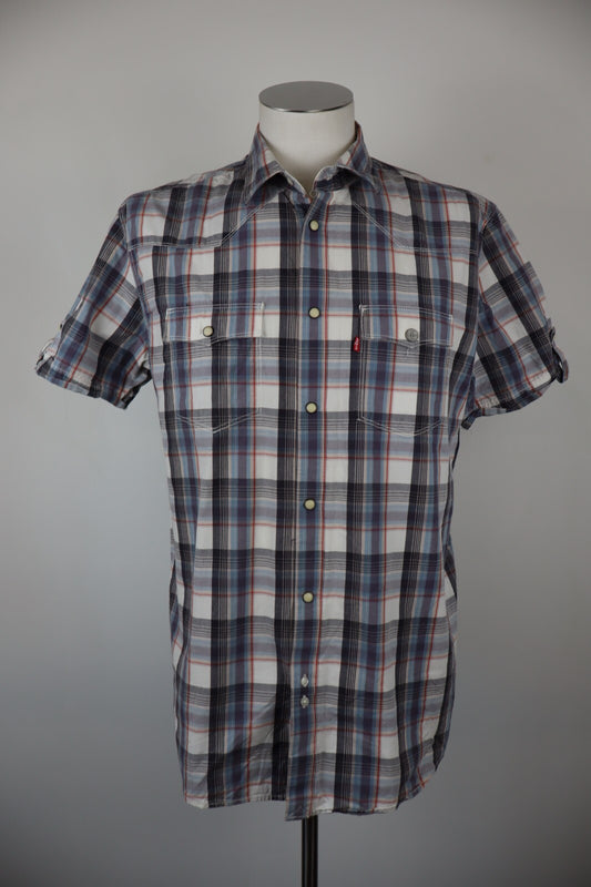 LEVI'S STRAUSS & CO CAMICIA UOMO TG. L MAN CASUAL COTTON COTONE VINTAGE SHIRT