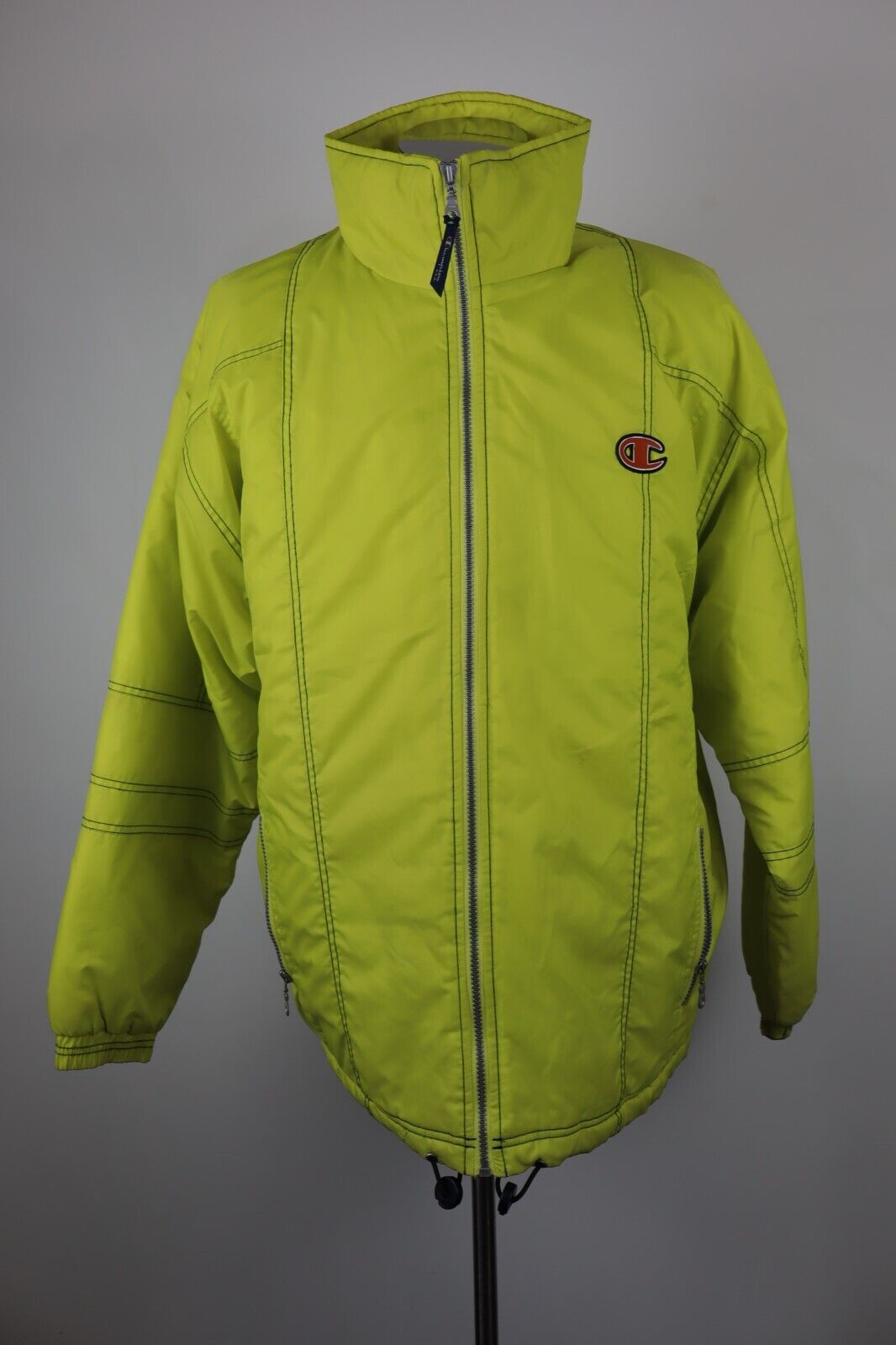 CHAMPION '90S GIUBBINO TRAPUNTATO UOMO Tg. L MAN VINTAGE CASUAL JACKET