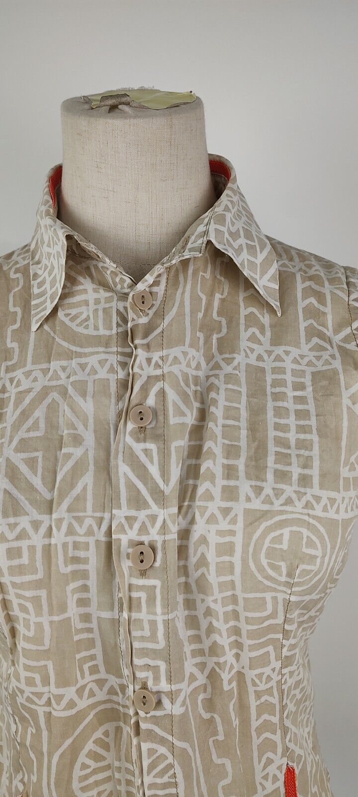 DIESEL CAMICIA DONNA COTONE TG. M WOMAN COTTON SHIRT CASUAL VINTAGE