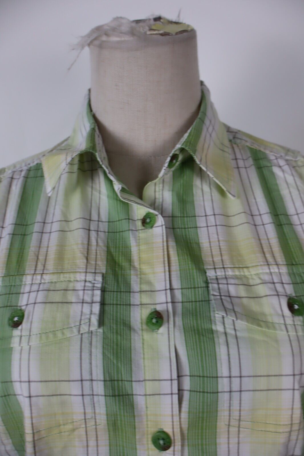 COLUMBIA CAMICIA  SMANICATA DONNA TG. S WOMAN SHIRT CASUAL VINTAGE COTONE