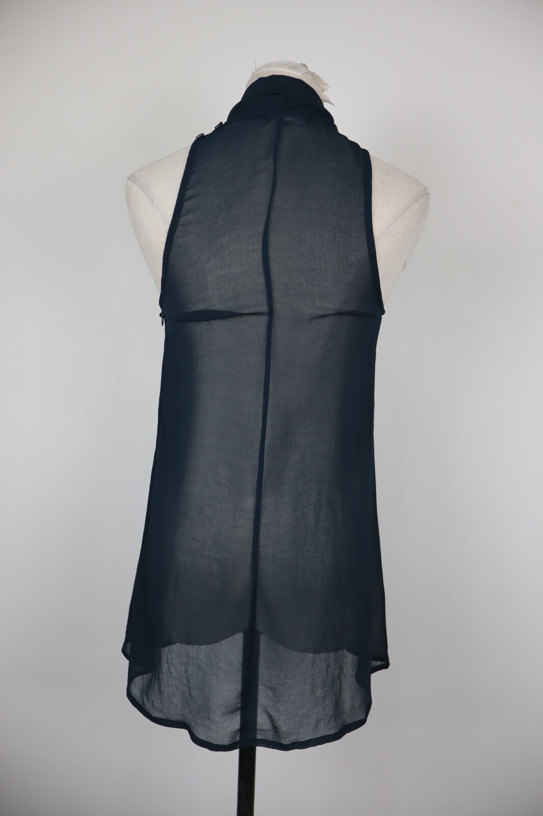 PATRIZIA PEPE MAGLIA DONNA TG.  42 WOMAN CASUAL VINTAGE T-SHIRT TOP TRASPARENTE