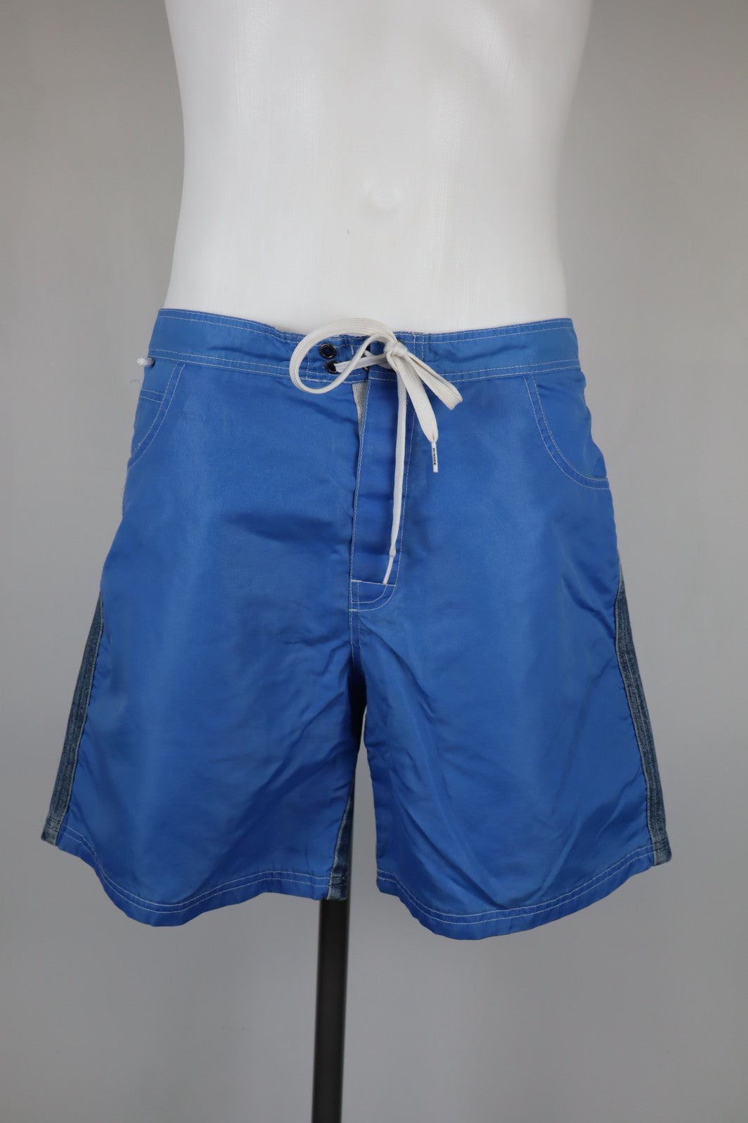 SUNDEK COSTUME PANTALONCINO MARE UOMO TG 32 MAN SWIMSUIT VINTAGE CASUAL DENIM