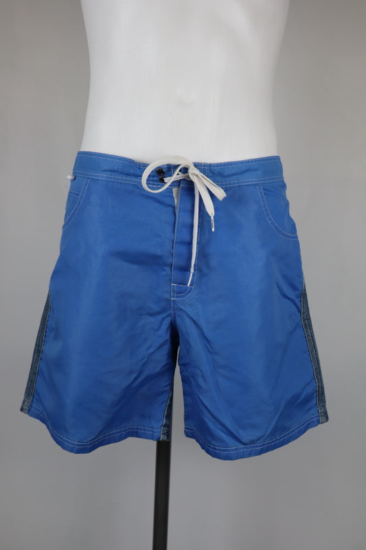 SUNDEK COSTUME PANTALONCINO MARE UOMO TG 32 MAN SWIMSUIT VINTAGE CASUAL DENIM