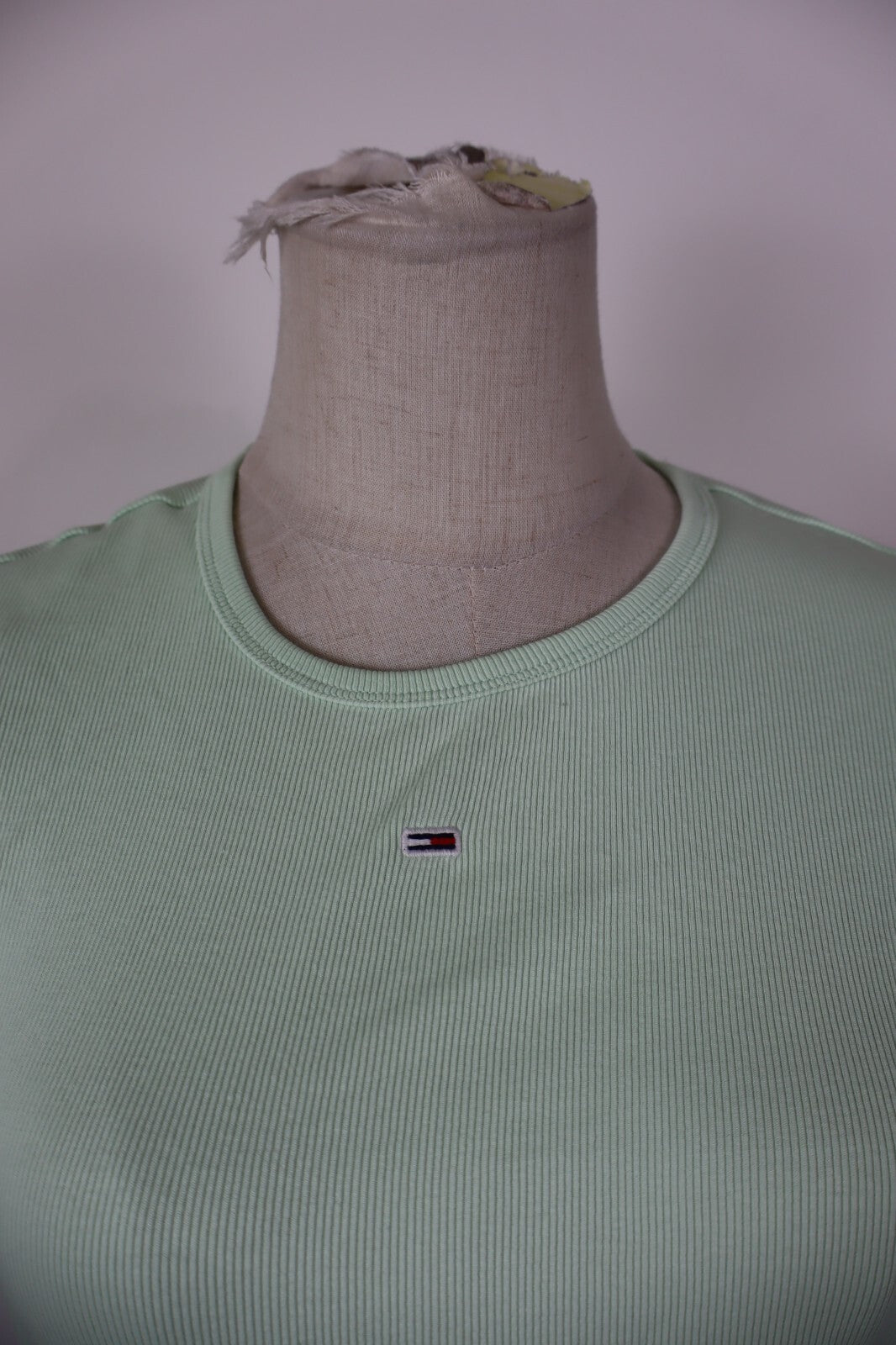 TOMMY HILFIGER JEANS MAGLIA DONNA TG. M  WOMAN CASUAL VINTAGE T-SHIRT TOP COTONE