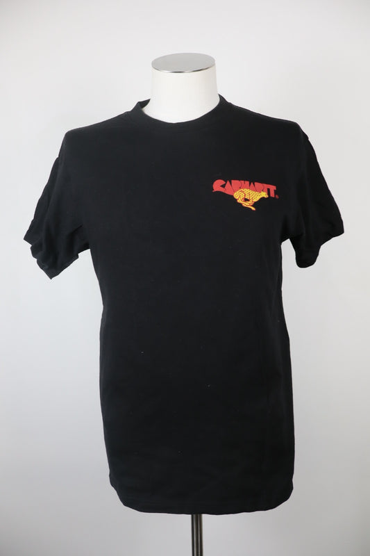 CARHARTT MAGLIA UOMO COTONE TG XS MAN COTTON T-SHIRT CASUAL VINTAGE NERO LOGO