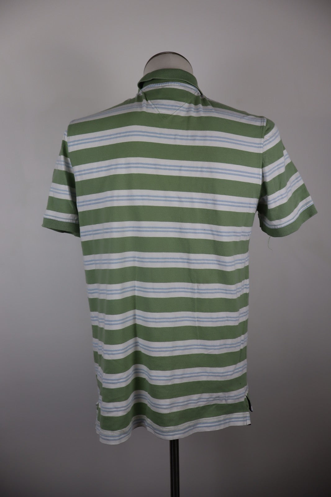 TOMMY HILFIGER POLO MAGLIA COTONE UOMO M MAN SHIRT CASUAL VINTAGE COTTON RIGHE