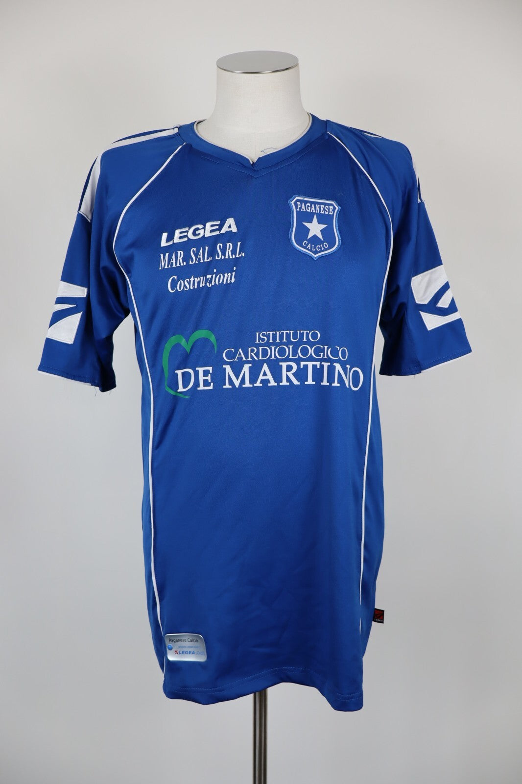 LEGEA PAGANESE MAGLIA CALCIO UOMO Tg XL SOCCER TRIKOT MAN VINTAGE JERSEY