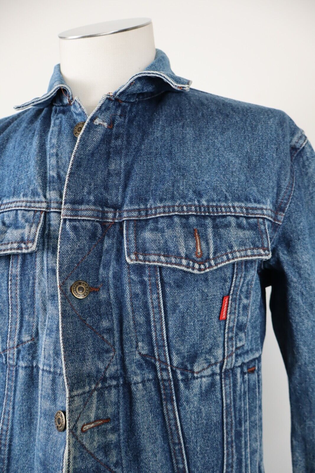 CARRERA GIACCA GIUBBINO JEANS DENIM UOMO Tg S MAN CASUAL VINTAGE JACKET