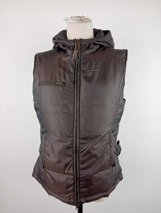 MAX & CO GIUBBINO SMANICATO GILET DONNA Tg. 42 WOMAN CASUAL JACKET VINTAGE ITALY