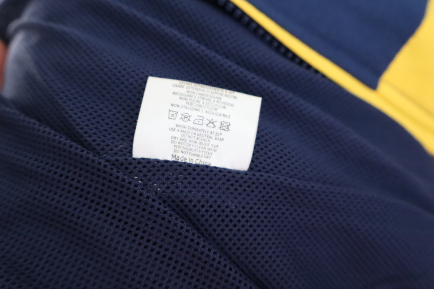 FRANKIE GARAGE PERUGIA GIACCA SPORT CALCIO UOMO Tg S MAN VINTAGE SOCCER JACKET