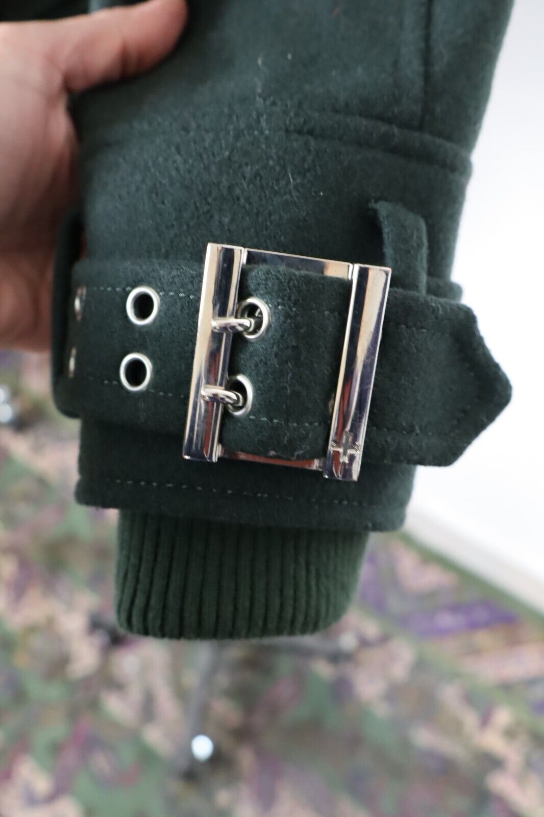 ZU ELEMENTS GIUBBINO LANA GIACCA DONNA TG 44 WOMAN CASUAL JACKET VINTAGE ITALY