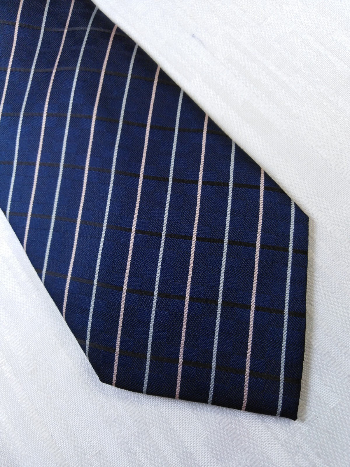 LUCIO LAMBERTI 100% SILK TIE SETA CRAVATTA NECKTIE MADE IN ITALY CLASSIC