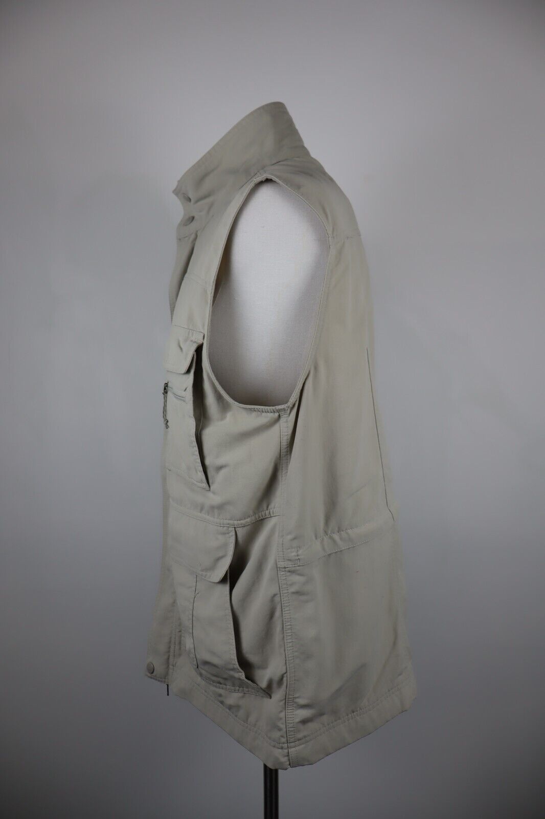 COLUMBIA GIUBBINO LEGGERO SMANICATO GILET UOMO TG L MAN CASUAL VINTAGE JACKET