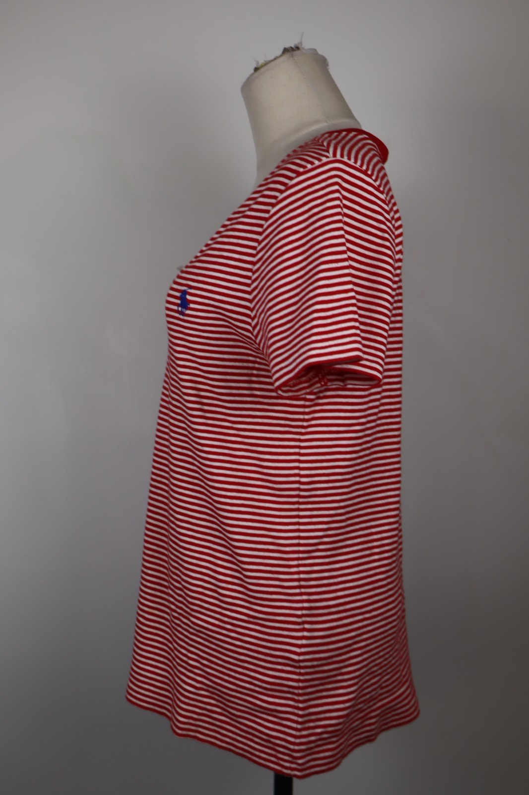RALPH LAUREN MAGLIA DONNA TG. XL WOMAN CASUAL VINTAGE T-SHIRT COTONE COTTON LOGO