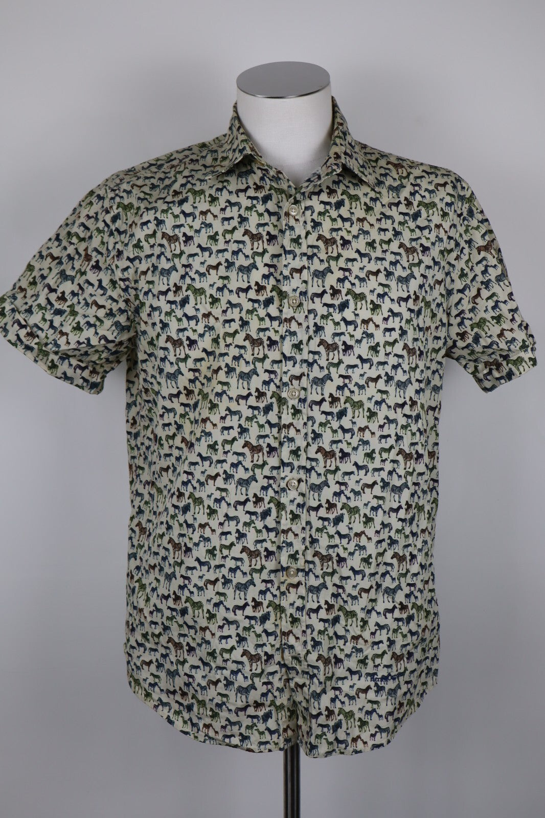 HENRY COTTON'S CAMICIA UOMO TG. 41 MAN CASUAL VINTAGE SHIRT COTONE COTTON