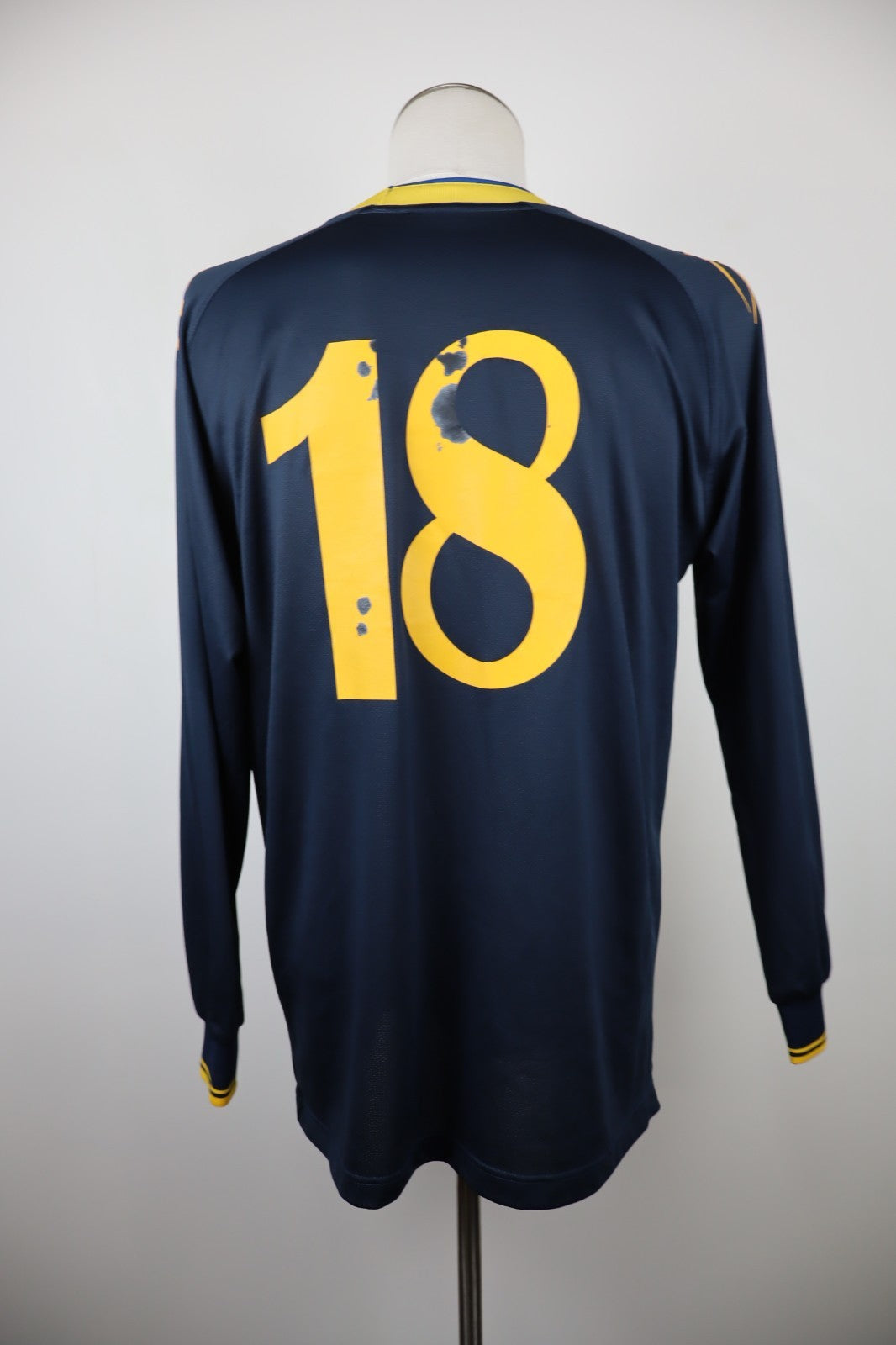 DEVIS SERRE ALBURNI N 18 MAGLIA CALCIO UOMO Tg XL SOCCER JERSEY SPORT VINTAGE