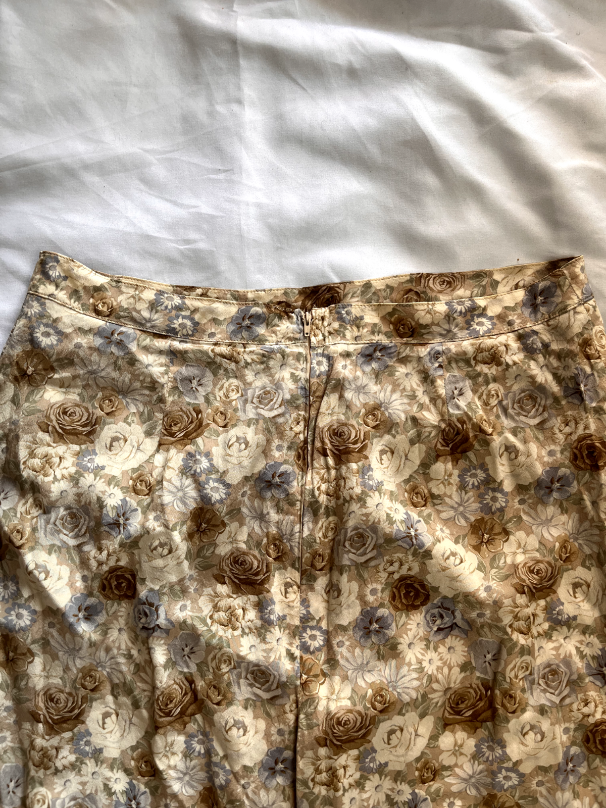 MARINA RINALDI GONNA DONNA WOMAN SKIRT TG. 46 VINTAGE CASUAL SETA