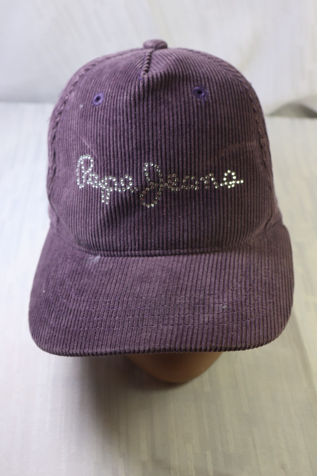 PEPE JEANS CAPPELLO TAGLIA L BERRETTO HAT CAP SPORT DONNA REGOLABILE VELLUTO