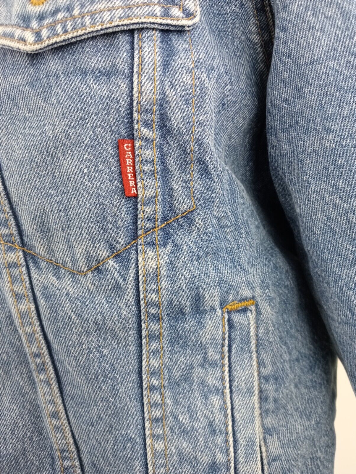 CARRERA GIUBBINO JEANS DENIM GIACCA UOMO S MAN CASUAL JACKET VINTAGE