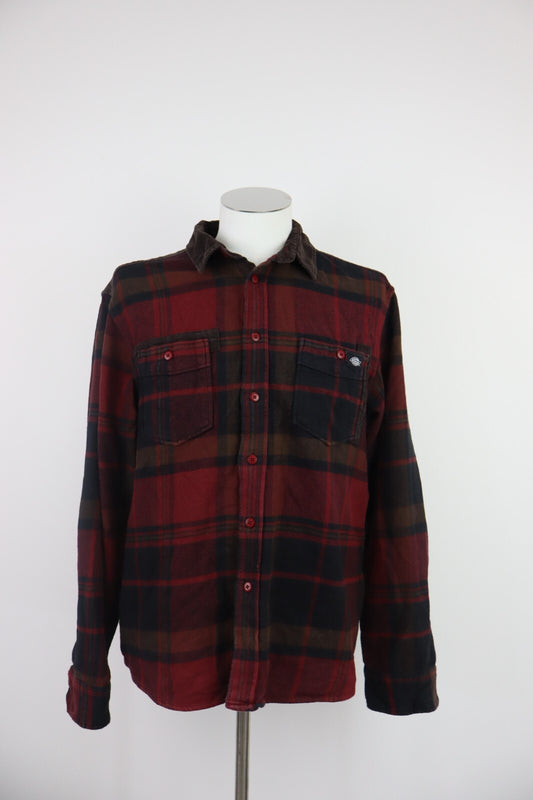 DICKIES CAMICIA UOMO COTONE COTTON TG. L  MAN CASUAL VINTAGE SHIRT