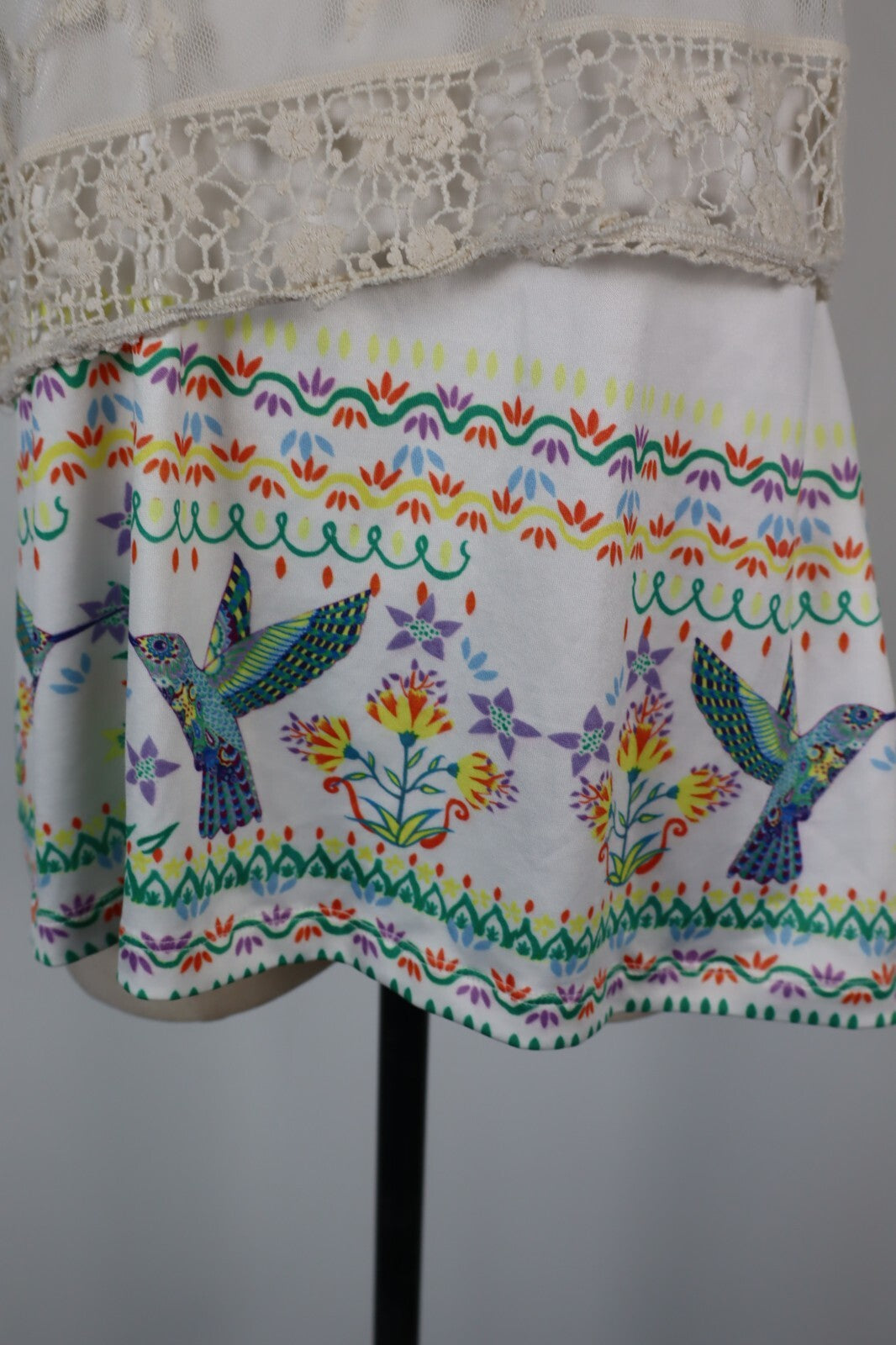 DESIGUAL MAGLIA DONNA TG. S WOMAN CASUAL VINTAGE T-SHIRT TOP REGOLABILE COTONE