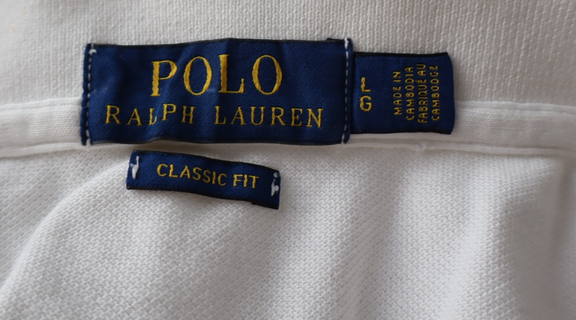 RALPH LAUREN MAGLIA POLO UOMO COTONE TG L MAN COTTON T-SHIRT CASUAL VINTAGE