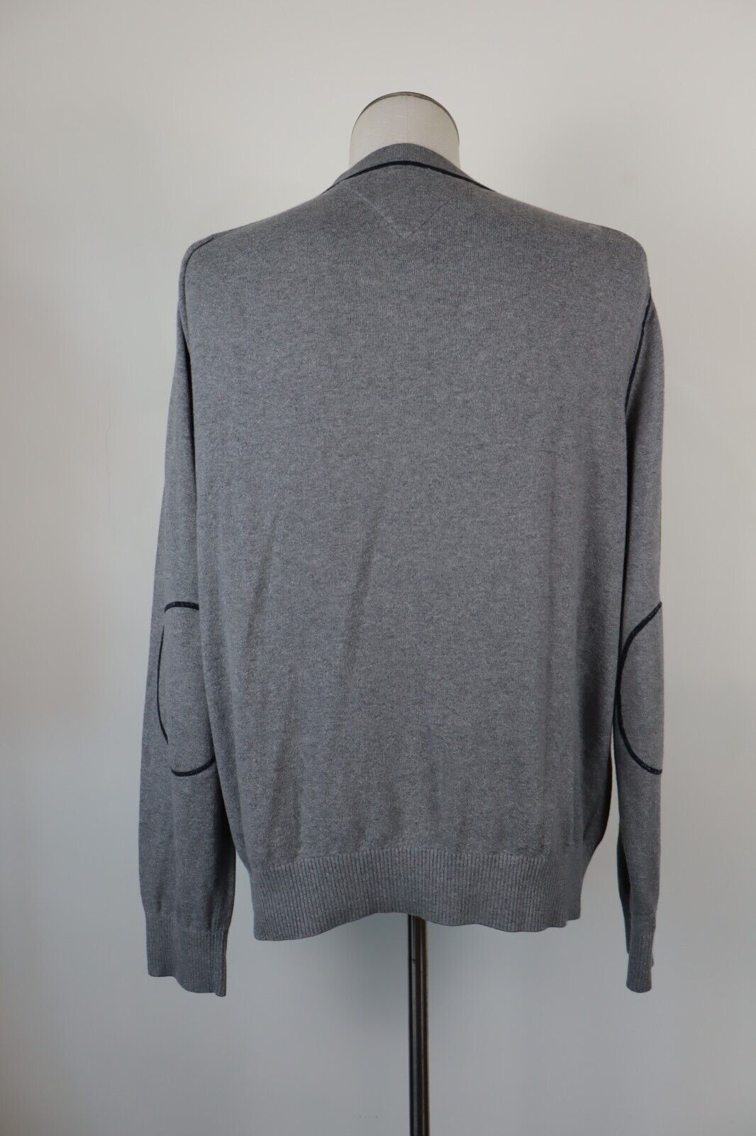 TOMMY HILFIGER MAGLIONE VINTAGE COTONE CASHMERE UOMO Tg. XL MAN SWEATER CASUAL