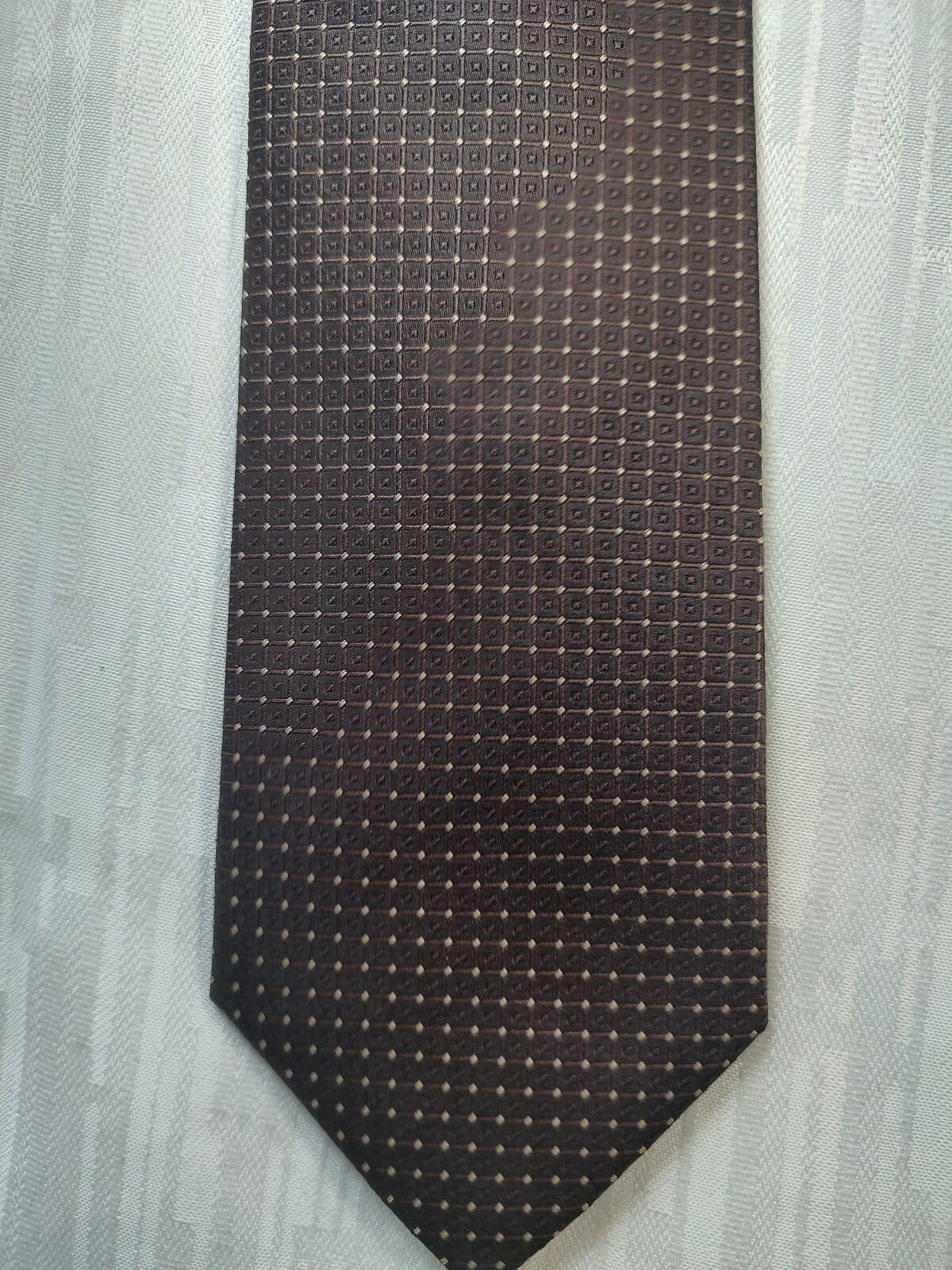 EGON VON FURSTENBERG 100% SILK TIE SETA CRAVATTA NECKTIE MADE IN ITALY CLASSIC