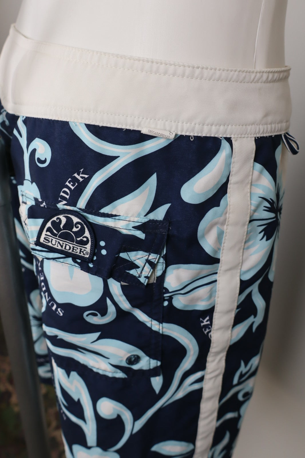 SUNDEK COSTUME PANTALONCINO MARE UOMO TG 31 MEN SWIMSUIT VINTAGE CASUAL