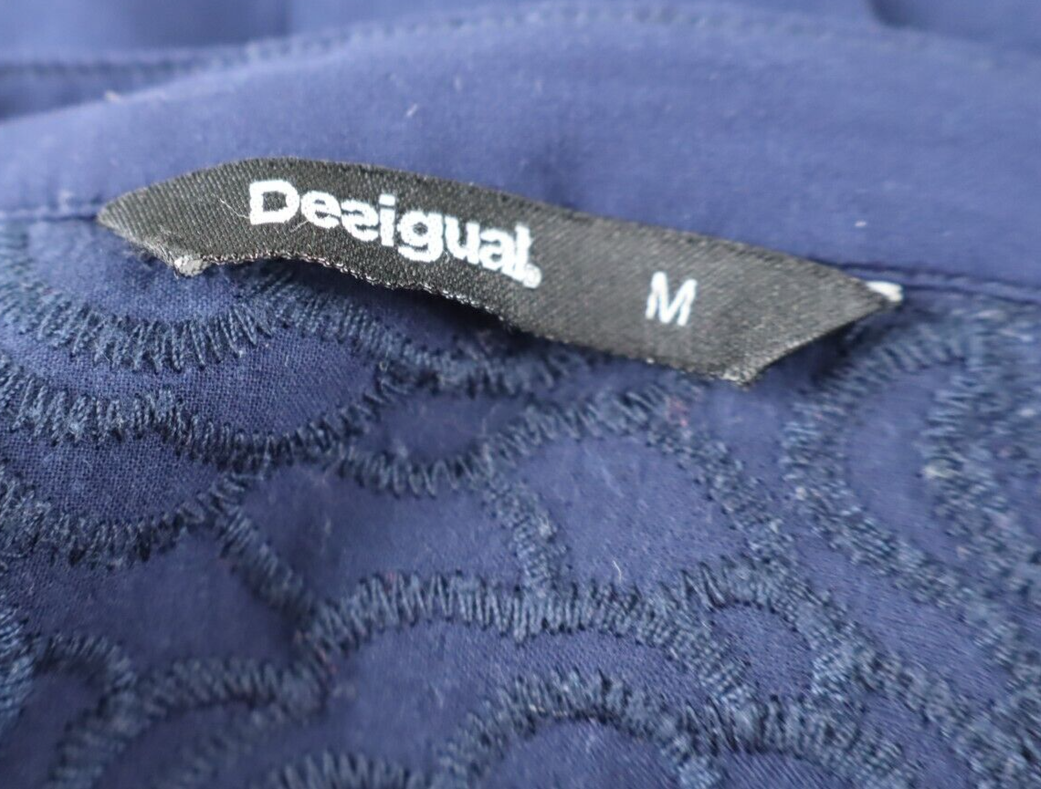 DESIGUAL CAMICIA  DONNA TG. M WOMAN SHIRT CASUAL VINTAGE COTONE