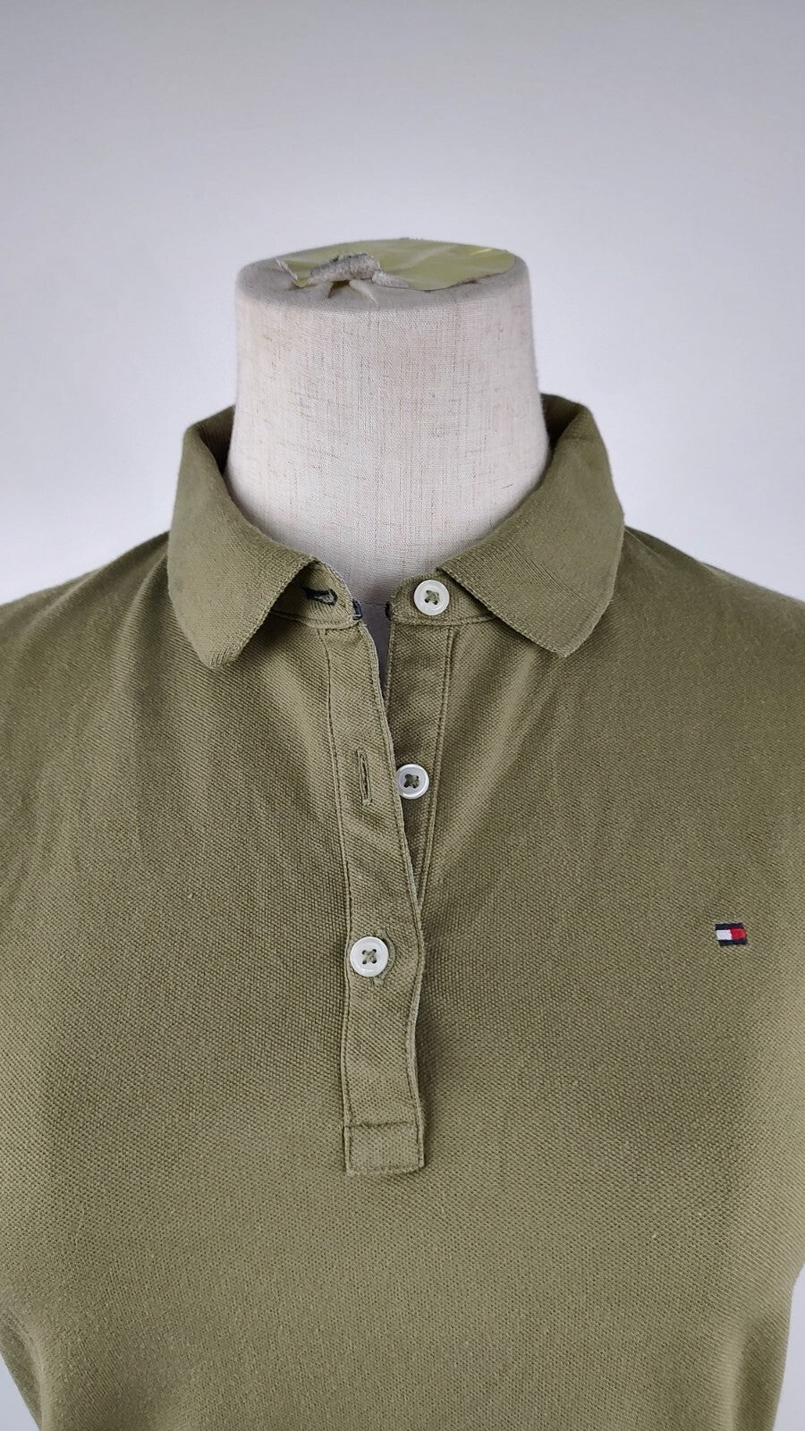 TOMMY HILFIGER POLO MAGLIA DONNA COTONE TG. S WOMAN SHIRT CASUAL VINTAGE