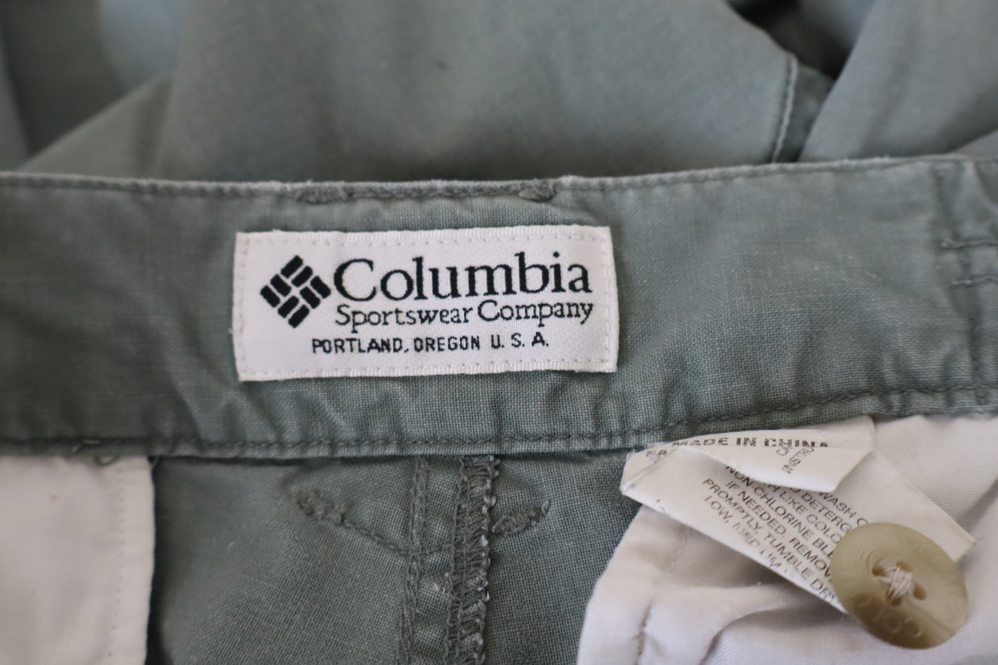 COLUMBIA BERMUDA PANTALONE DONNA TG 8 M WOMAN SHORTS CARGO VINTAGE CASUAL COTONE