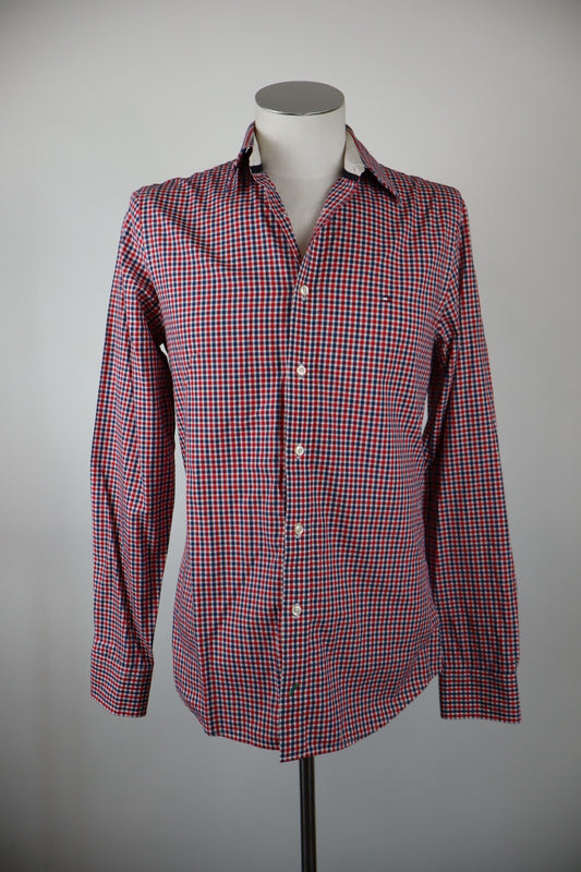TOMMY HILFIGER CAMICIA UOMO COTONE TG. S MAN CASUAL VINTAGE SHIRT