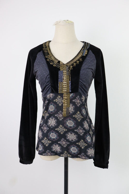 MARLBORO CLASSICS MAGLIA DONNA TG. M WOMAN CASUAL T-SHIRT VINTAGE VELLUTO